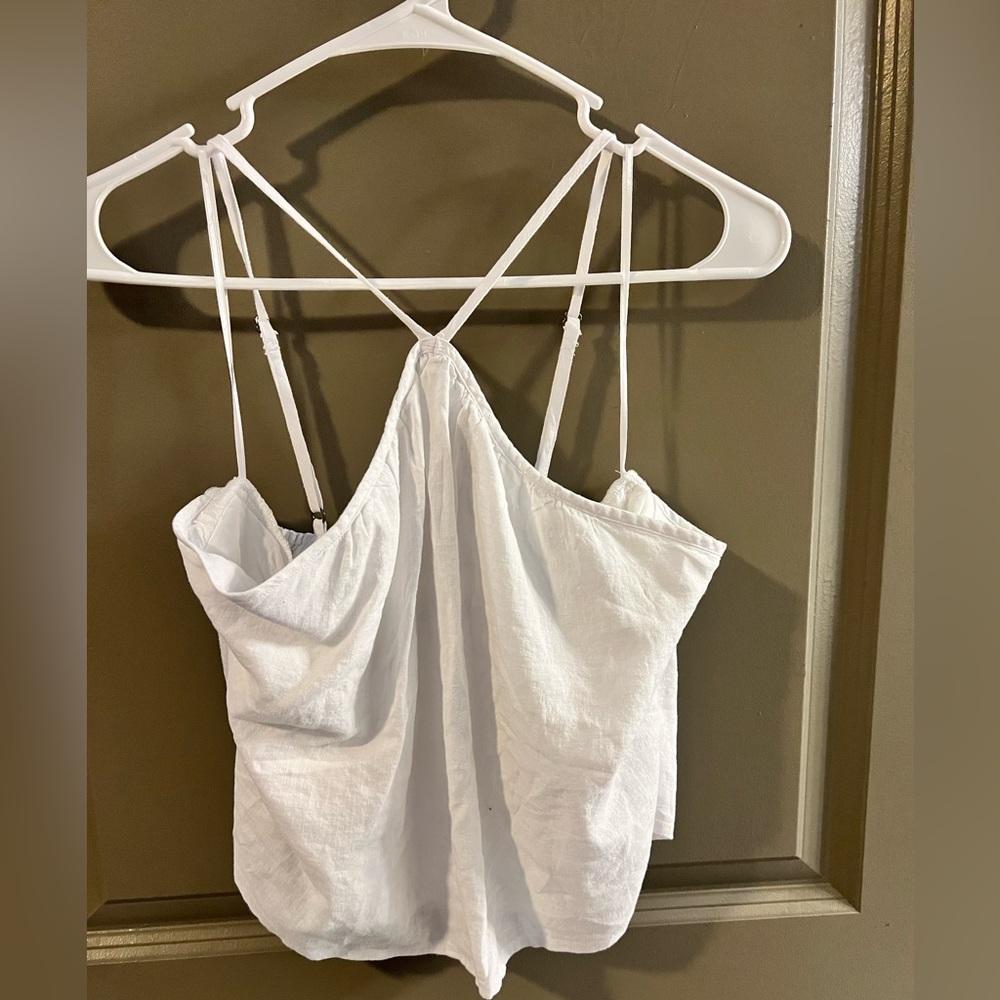 NWT Abercrombie and Fitch white halter top